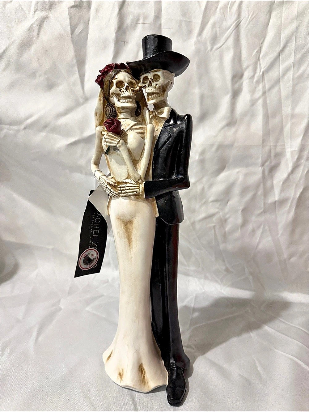 Rachael Zoe Skeleton Wedding Couple Figurine NWT